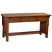 Mission 1 Drawer Crofter Style Console Table - Michael's Cherry Stain - Crafters and Weavers