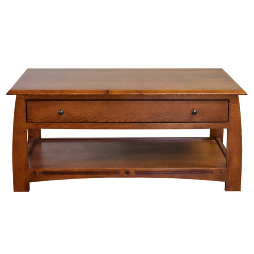 Mission Crofter Style 1 Drawer Coffee Table - Model A32 - Crafters and Weavers