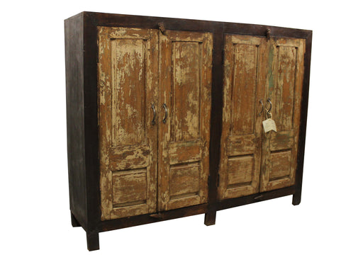 Old Door 4 Door Cabinet - Crafters and Weavers