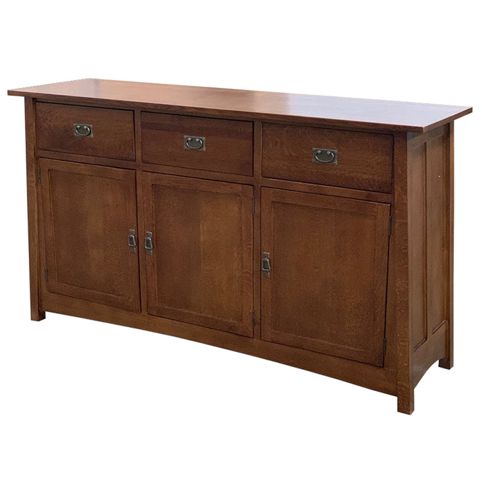 Mission 3 Door & 3 Drawer Sideboard - Michael's Cherry - 70" - Crafters and Weavers