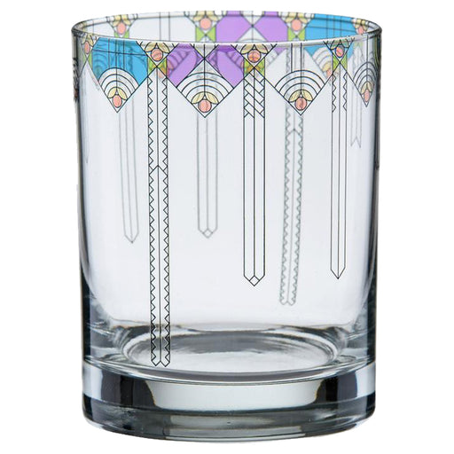 Frank Lloyd Wright - April Showers Old Fashion Glass - Set of 2 - Crafters and Weavers