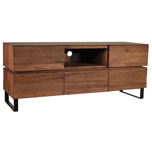 Gold Coast 59" TV Stand - Special Walnut - Crafters and Weavers