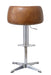 Aviator Adjustable Height Bar Stool - Leather - Crafters and Weavers