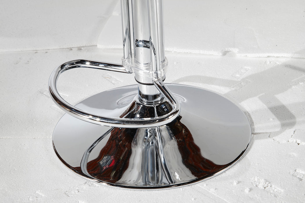 Cruz Adjustable Bar Stool with Metal Spitfire Shell - Crafters and Weavers