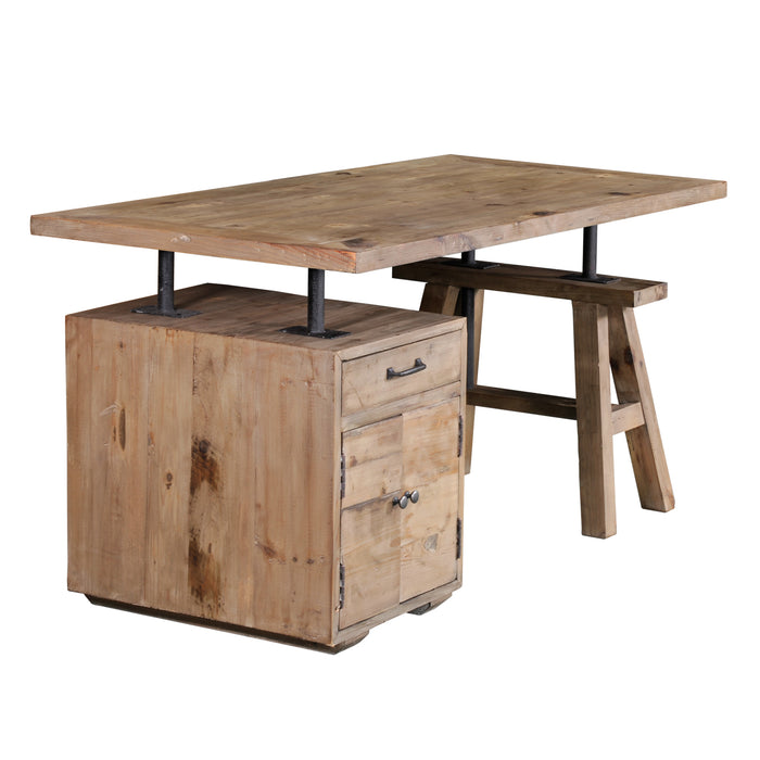 Barlow Sawhorse Desk - Crafters and Weavers
