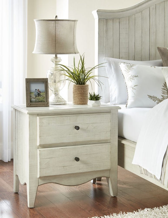 Carmilla rustic solid pine wood nightstand