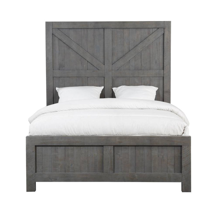 Haven Modern Farmhouse Rustic Bed