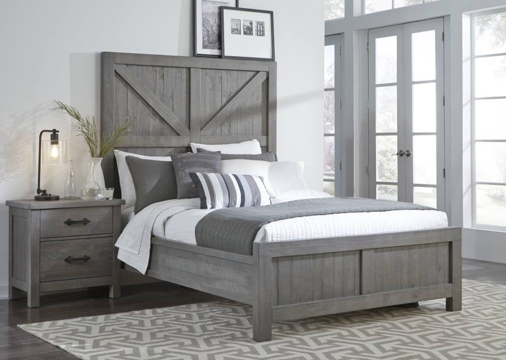 Haven Modern Farmhouse Rustic Bed