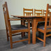 Mission Stow Leaf Table with #401 Chair Dining Set - Light Oak - Crafters and Weavers