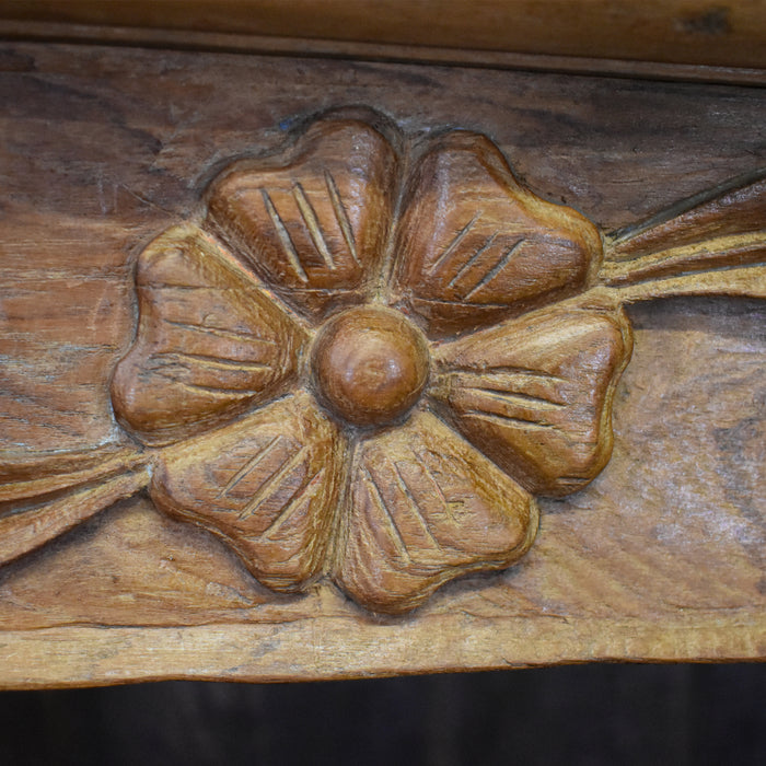 Artifact Collection Carved Column Bookcase - One of a Kind - Crafters and Weavers