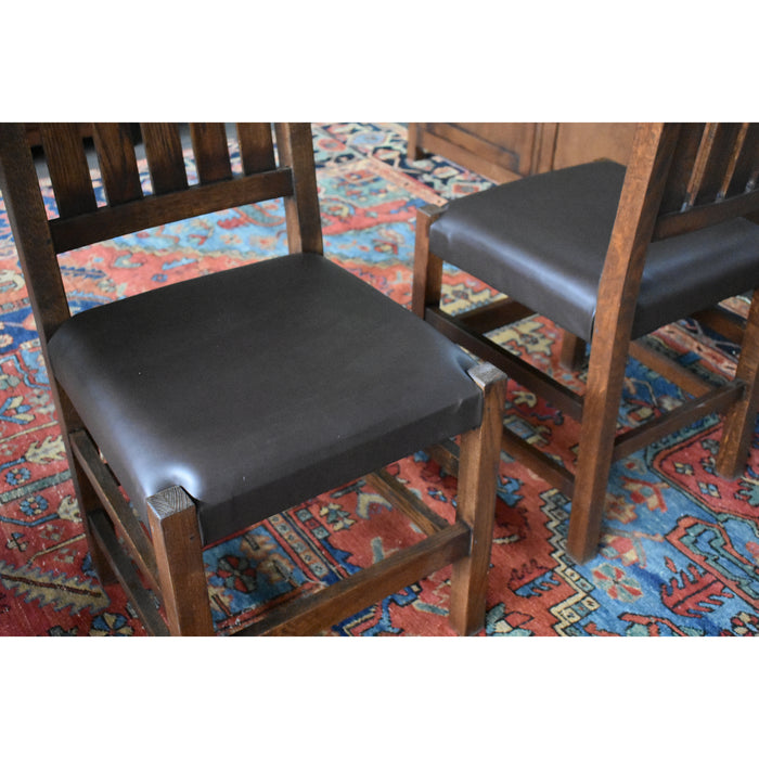 Set of 2 - Mission Spindle Dining Side Chair #240 - Crafters and Weavers