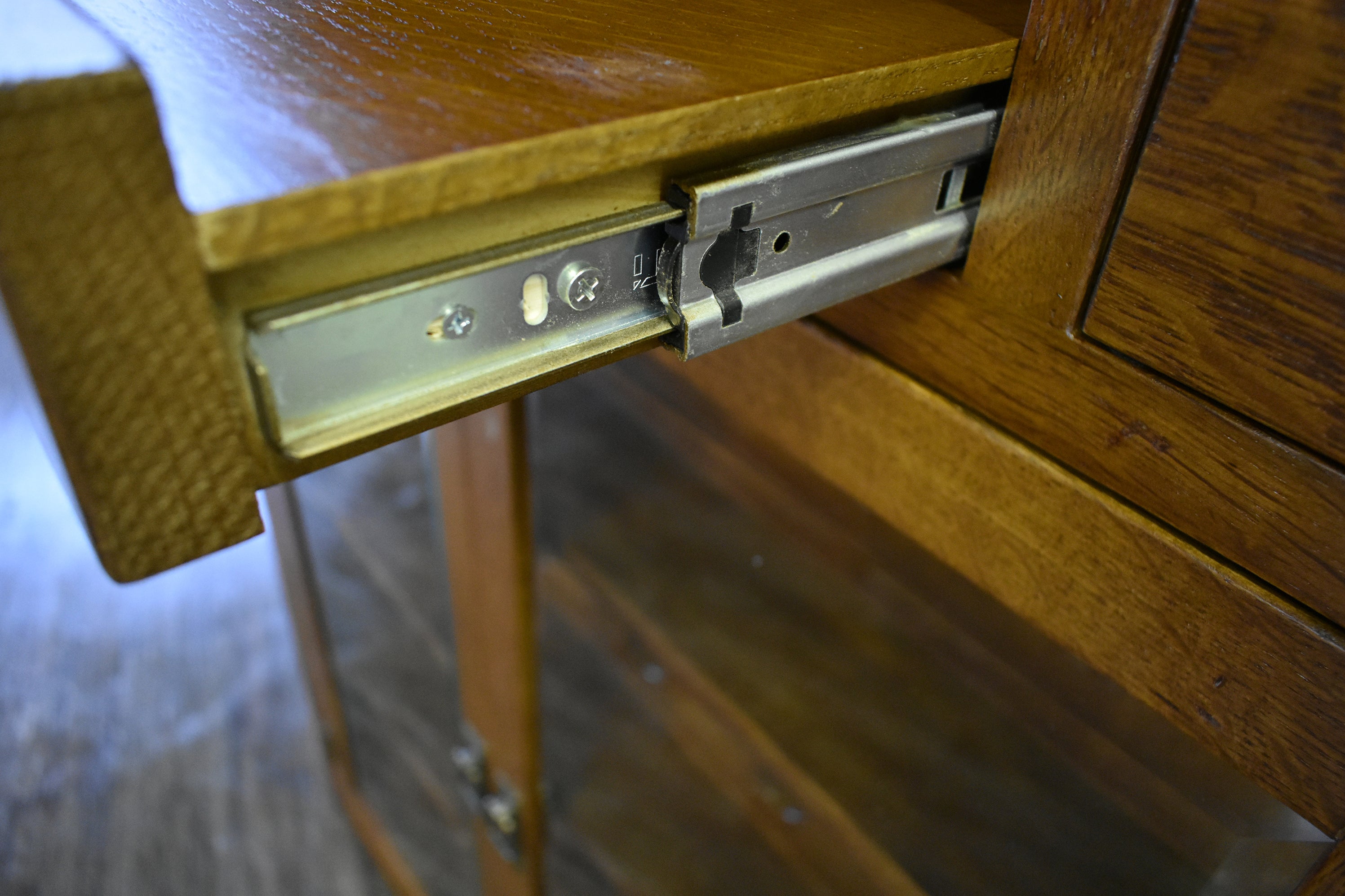 Mission / Arts and Crafts Quarter Sawn White Oak Wine Cabinet - 45 ...