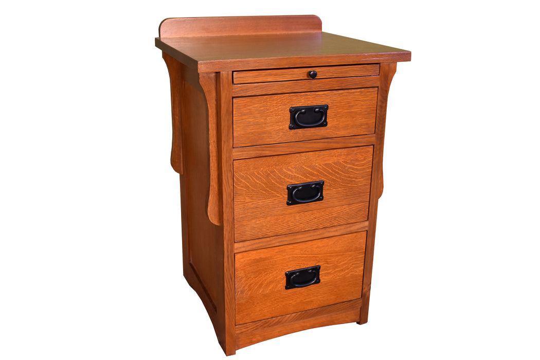 SOLD OUT Crofter Style 3 Drawer End Table / Night Stand - Mission - Crafters and Weavers