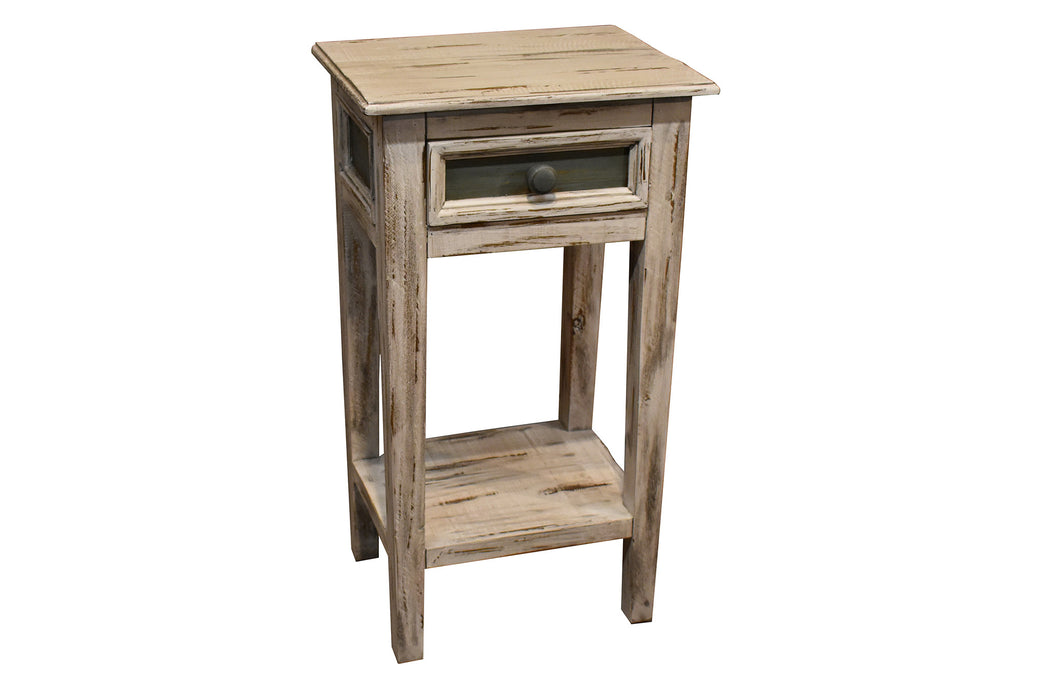 SOLD OUT Landon 2 Tone Side Table - Crafters and Weavers