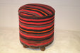 SOLD OUT Rug Pouf/ Rug Sitting Stool / Rug Ottoman / Kilim Sitting Stool / Stools # 100 - Crafters and Weavers