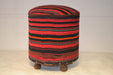 SOLD OUT Rug Pouf/ Rug Sitting Stool / Rug Ottoman / Kilim Sitting Stool / Stools # 100 - Crafters and Weavers