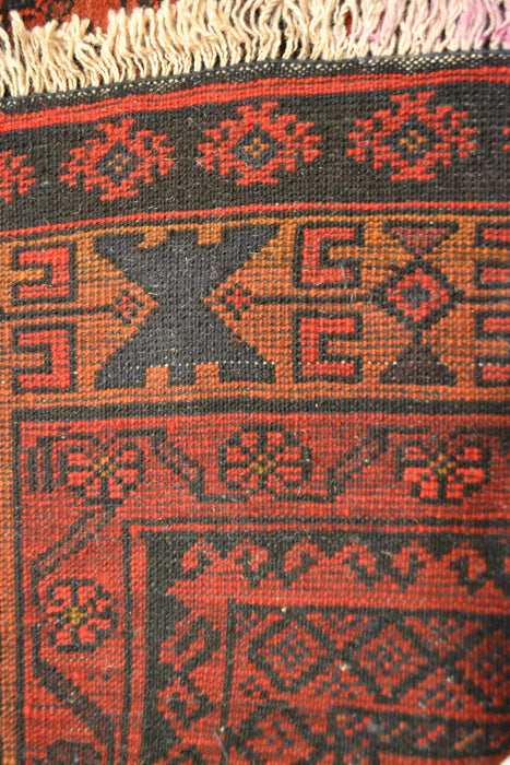 rug3623 3.9 x 6.4 Tribal Rug - Crafters and Weavers