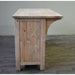 Barlow Crate Kitchen Island - Rustic Pine and Wood Top - Crafters and Weavers