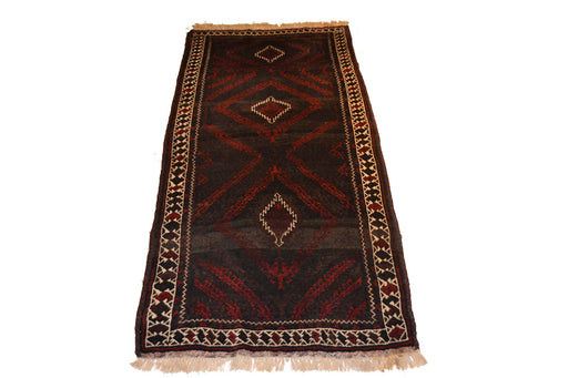 rug1059 3.4 x 6.10 Tribal Rug - Crafters and Weavers
