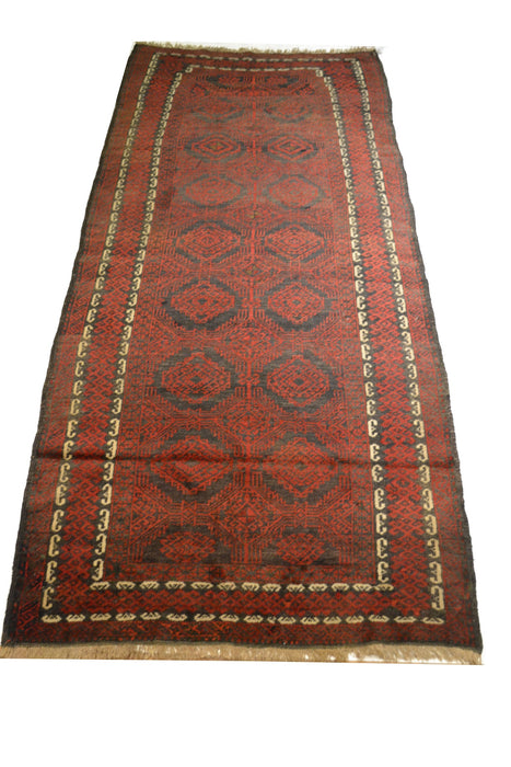 RugK74 3.10 x 8.8 Tribal Rug - Crafters and Weavers