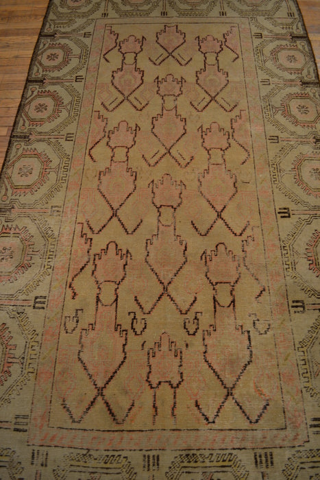 Antique Samarkand / Khotan Oriental Rug 4'7" x 8'7" - Crafters and Weavers