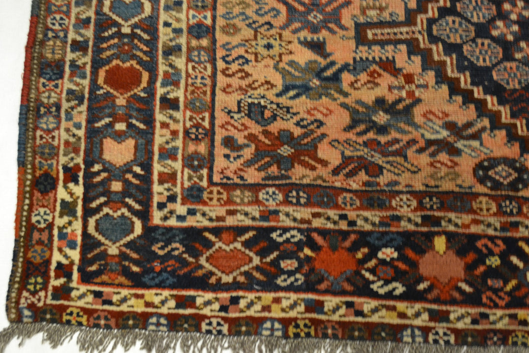 rug710 5.1 x 6.4 Persian Kashkai Rug - Crafters and Weavers