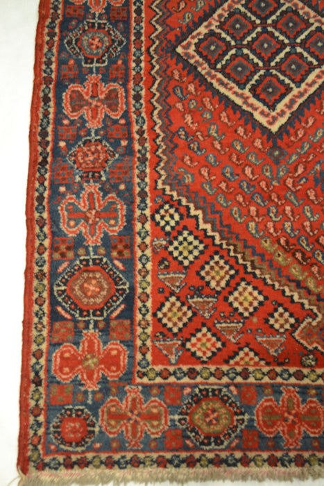 rugK79 4.10 x 6.4 Persian Hamadan Rug - Crafters and Weavers
