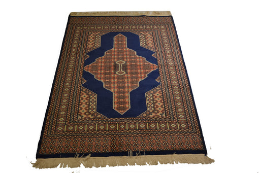Pakistani Oriental Rug 4"2" x 6'2" - Crafters and Weavers