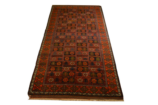 RugK80 4.6 x 9 Tribal Rug - Crafters and Weavers