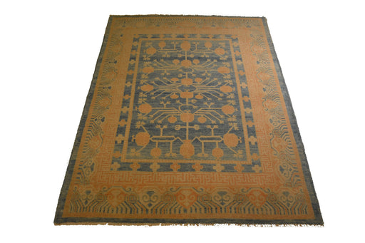 rug3457 5.2 x 7 Chobi Samarkand Rug - Crafters and Weavers