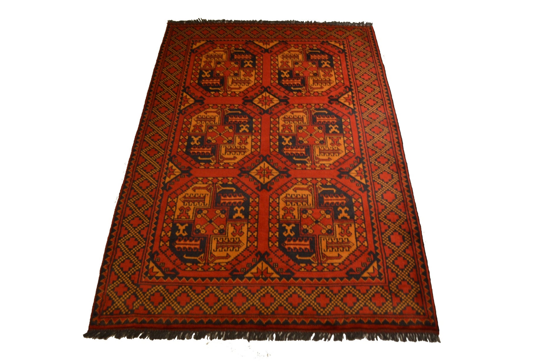 rug3080 4 x 6.3 Tribal Kargai Rug — Crafters and Weavers