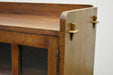 SOLD OUT Mission Oak 3 Door Console - Walnut (W1) - Crafters and Weavers
