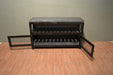 Elements Collection Zinc Top TV Stand - Crafters and Weavers