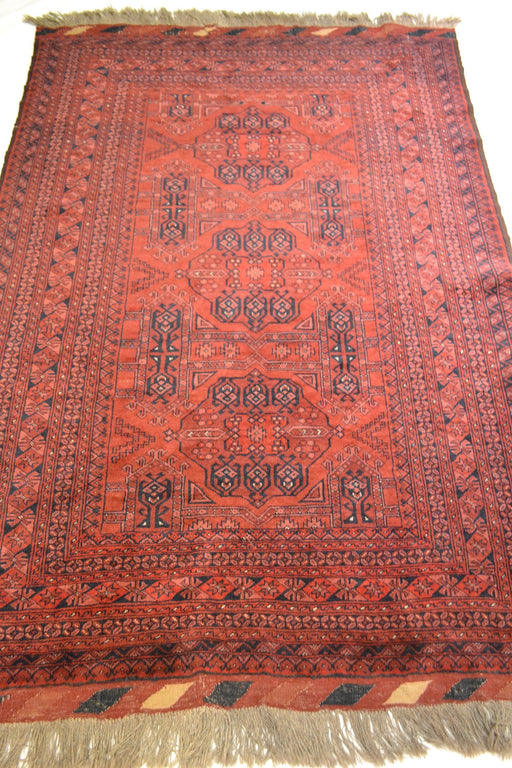 rug3632 4.3 x 6.3 Tribal Unkhoi Rug - Crafters and Weavers