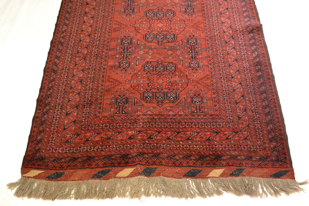 rug3632 4.3 x 6.3 Tribal Unkhoi Rug - Crafters and Weavers