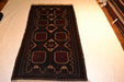 Rug3633 3.4 x 6 Tribal Rug - Crafters and Weavers