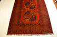 Tribal Afghan Fielpa Oriental Rug 4'0" x 7'1" - Crafters and Weavers