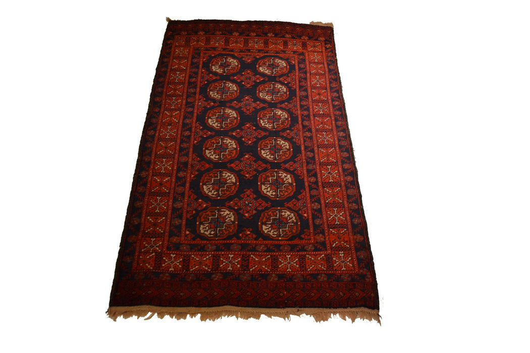 Rug3637 3.6 x 6.3 Tribal Rug - Crafters and Weavers