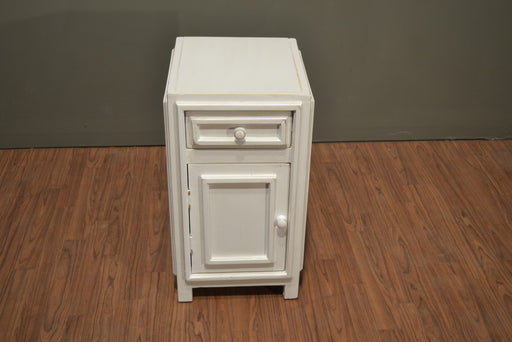 Landon White End Table - Crafters and Weavers