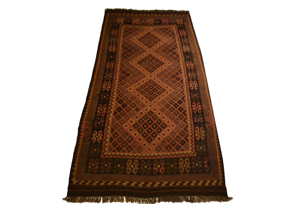 rug3204 3.9 x 8.3 Kilim Rug - Crafters and Weavers