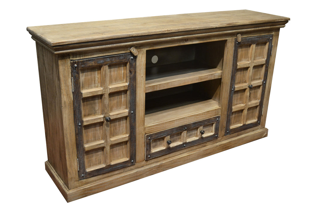 Keystone Panel Door TV Stand - Crafters and Weavers