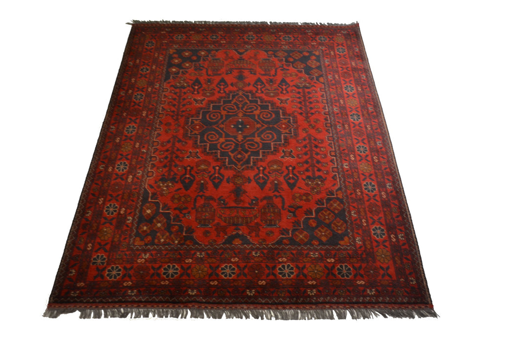 rug3559 4.11 x 6.7 Unkhoi Rug - Crafters and Weavers