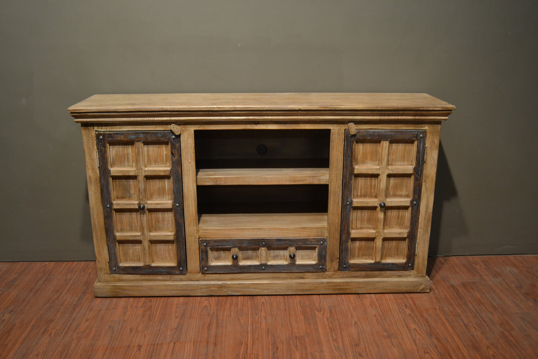 Keystone Panel Door TV Stand - Crafters and Weavers
