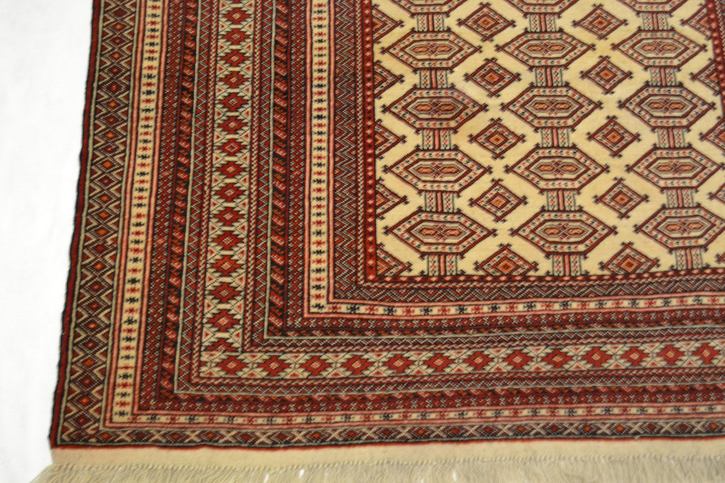 RugC1002 4.2 x 5.10 Tribal Rug - Crafters and Weavers