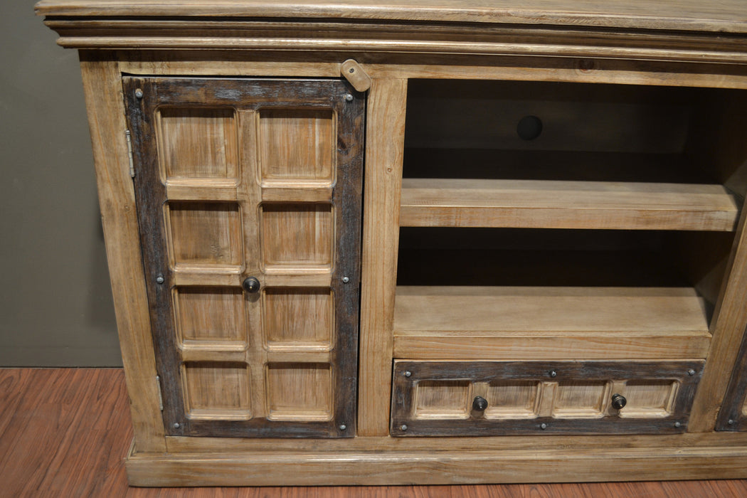Keystone Panel Door TV Stand - Crafters and Weavers