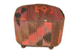 SOLD OUT Rug Pouf / Rug Sitting Stool / Rug Ottoman / Kilim Sitting Stool / Stools # 78 - Crafters and Weavers