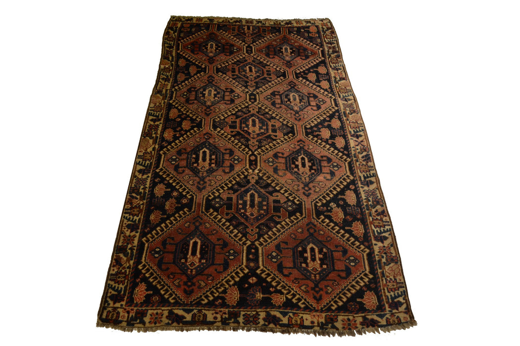 rugK87 4.4 x 8.6 Persian Shiraz Rug - Crafters and Weavers