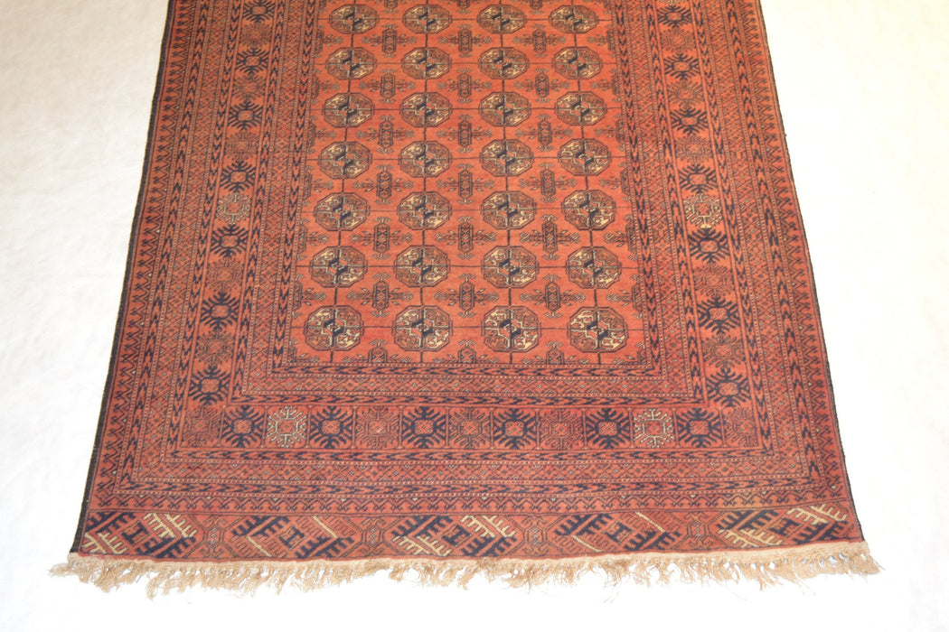 rug1042 3.8 x 5.10 Tribal Bokhara Rug - Crafters and Weavers