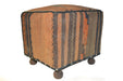 SOLD OUT Rug Pouf / Rug Sitting Stool / Rug Ottoman / Kilim Sitting Stool / Stools # 87 - Crafters and Weavers