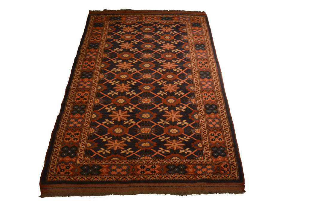 Rug3648 4.7 x 7.5 Tribal Rug - Crafters and Weavers
